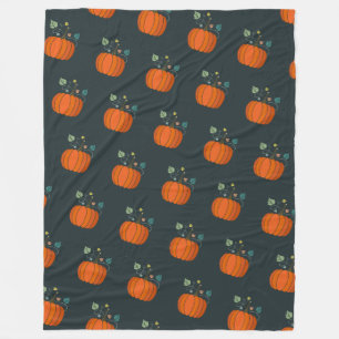 Zwarte Halloween Pompoen Fluwelen Deken