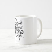 Zwarte hand - Collage Koffiemok (Voorkant rechts)