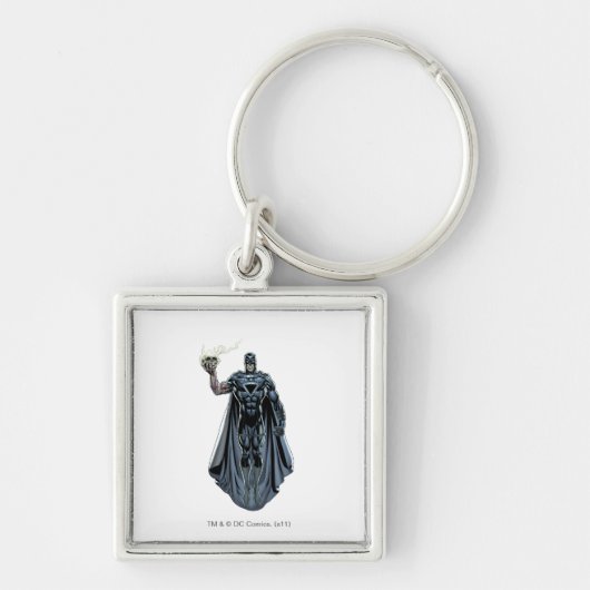 Zwarte hand met schedel 2 sleutelhanger (Voorkant)