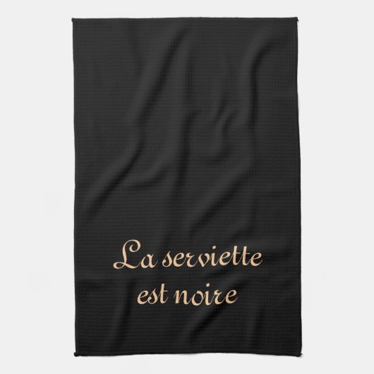 Zwarte handdoek (Verticaal)