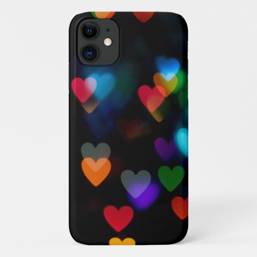 zwarte hartslag Case-Mate iPhone case (Achterkant)