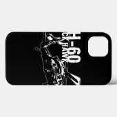 Zwarte Havik Case-Mate iPhone Case (Achterkant (horizontaal))