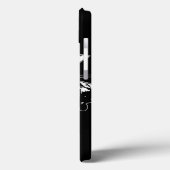 Zwarte Havik Case-Mate iPhone Case (Achterkant / Links)