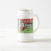 zwarte havik gember ale stein bierpul (Voorkant rechts)