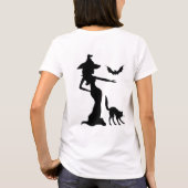 Zwarte heks t-shirt (Achterkant)
