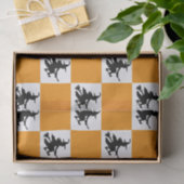 Zwarte Heksen Geruit Tissuepapier (Geschenk)