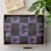 Zwarte Heksen Geruit Tissuepapier (Geschenk)