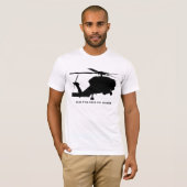 zwarte helikopter t-shirt (Voorkant volledig)