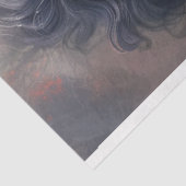 Zwarte hengst Mystic Paard Decoupage Tissuepapier (Detail)