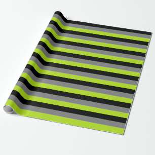 Zwarte, het Grijs van de Houtskool en de Groene Cadeaupapier
