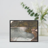 zwarte heuvels briefkaart (Staand voorkant)