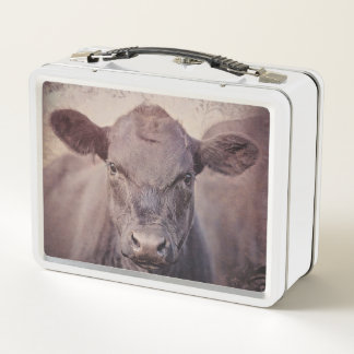 Zwarte hoekkalf met paarse tong Lunch Box
