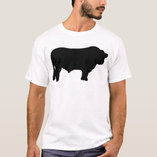 zwarte hoekstier t-shirt