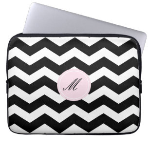 Zwarte hoes van het Chevron Pattern-scherm