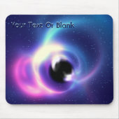 Zwarte hol muismat (Voorkant)