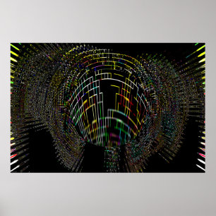 Zwarte-Hole Astronomie Kunst voor "Event Horizon" Poster