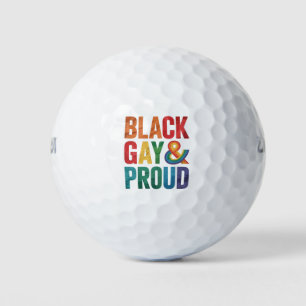 Zwarte Homo en Trots LGBTQ Zwarte Queers Golfballen