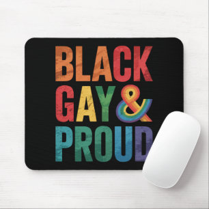 Zwarte Homo en Trots LGBTQ Zwarte Queers Muismat