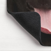 Zwarte hond muismat (Hoek)