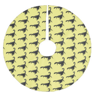 Zwarte hongerig schilderij cartoon kerstboom rok