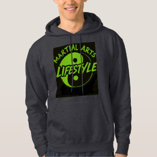 ZWARTE HOODIE NEON GROEN SCHRIJVEN