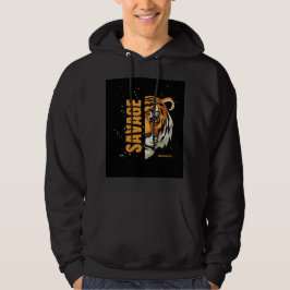 "Zwarte hoodie | Tijger Logo"