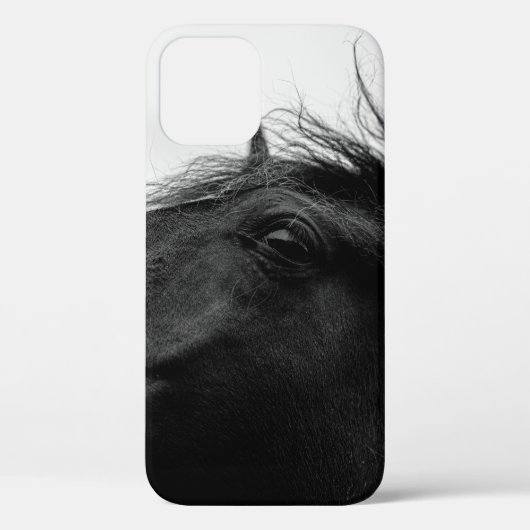 ZWARTE HORSE Case-Mate iPhone CASE (Achterkant)