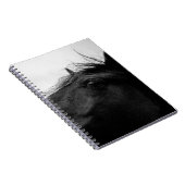 ZWARTE HORSE NOTITIEBOEK (Rechterzijde)