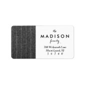 Zwarte houtskool met twitteraar en twitteraar etiket (Voorkant)