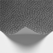 Zwarte huid textuur cadeaupapier (Hoek)