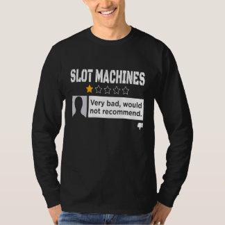 Zwarte Humor raadt geen sleufmachine aan T-shirt