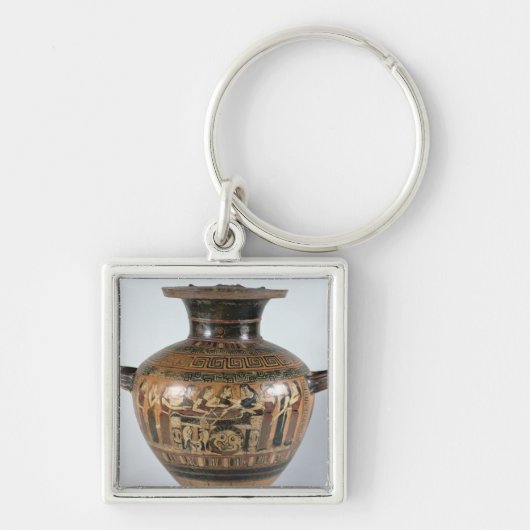 Zwarte hydria sleutelhanger (Voorkant)