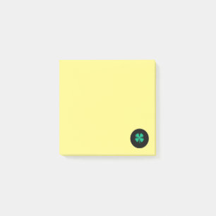 Zwarte Ierse gele biljetten Post-it® Notes