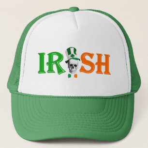 Zwarte Ierse St. Patrick's day Trucker Pet