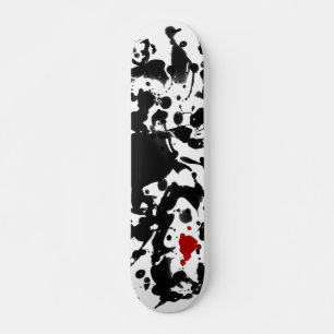ZWARTE INK Maak uw eigen achtergrond Skateboard