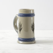 Zwarte Inkt Maïs Illustratie – Oogst Ontwerp op Bierpul (Voorkant links)