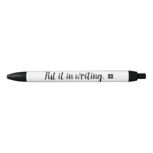 Zwarte inkt pen