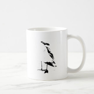 Zwarte-inktcontour Koffiemok