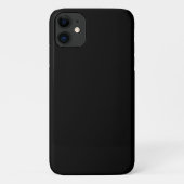 Zwarte iPhone 11 Hoesje (Achterkant)