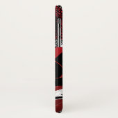 Zwarte, Japanse dragon rode achtergrond Case-Mate iPhone Case (Achterkant/links)