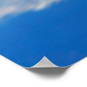 Zwarte jet aangedreven militaire drone poster (Hoek)