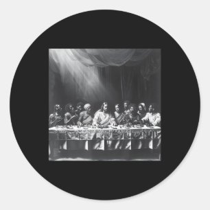 Zwarte Jezus, laatste sacrament, Jezus 5 Ronde Sticker