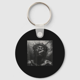 Zwarte Jezus Rookt, Christendom, Kerk, Christus, Sleutelhanger