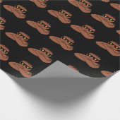 Zwarte jongen verjaardagscadeau melanine jongens K Cadeaupapier (Hoek)