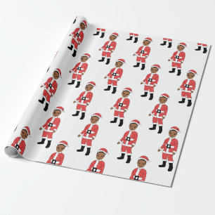 Zwarte jongen verjaardagscadeau melanine jongens K Cadeaupapier