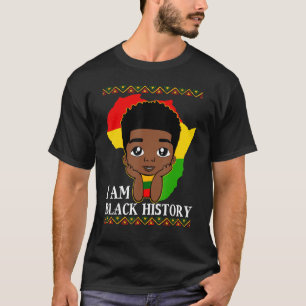 Zwarte jongens Ik ben Zwarte Geschiedenis Maandag  T-shirt