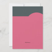 Zwarte Jurk Uitnodiging (Achterkant)