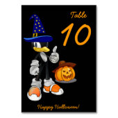 Zwarte Kaarten voor aangepaste halloween-tabel met (Achterkant)