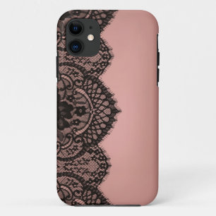 Zwarte kant iPhone 11 hoesje