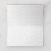 Zwarte kant en witte Damaskers (Binnenkant ongevouwen)